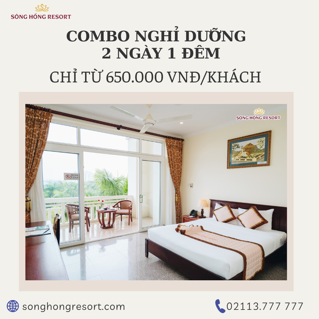 Siêu ưu đãi COMBO nghỉ dưỡng 2 ngày 1 đêm chỉ từ 650K/Khách 