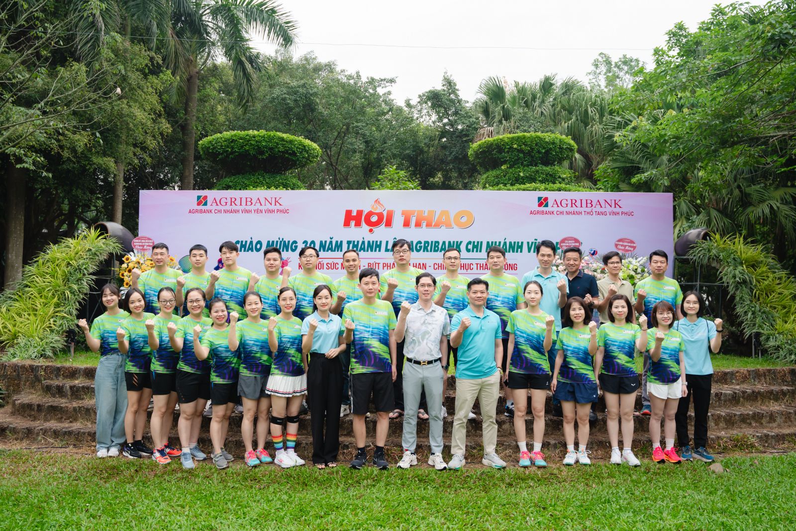 Sôi nổi Hội thao Agribank Chi nhánh Vĩnh Phúc tại Sông Hồng Resort